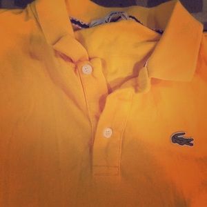 Yellow Lacoste Polo